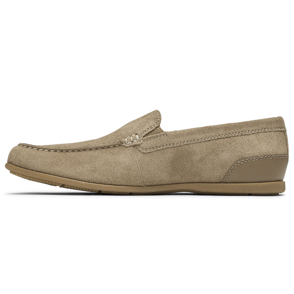 Slip-Ons Rockport Hombre Mexico - Malcom Venetian Verde Oliva - UWIXK3065